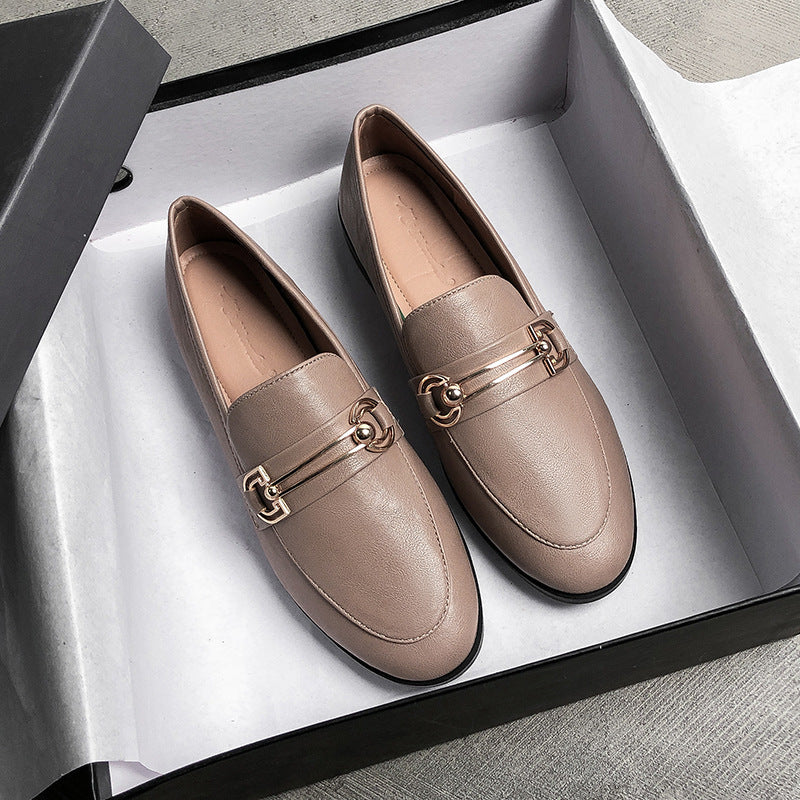 Black Leather Loafer