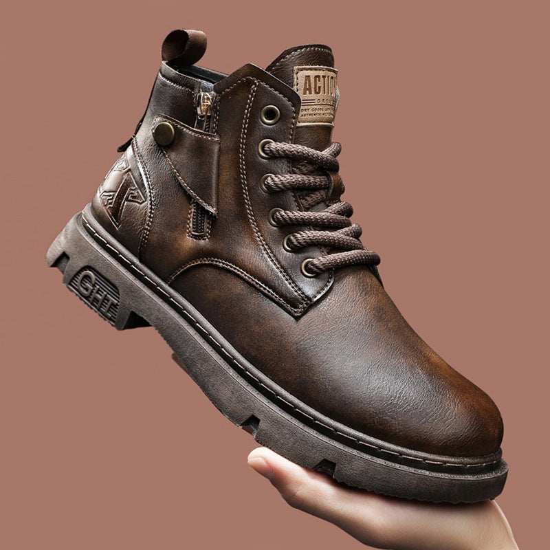 Retro High Cut Martin Boots Men
