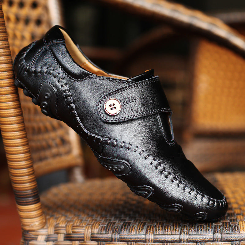 Leather Shoes Korean Shoes Men