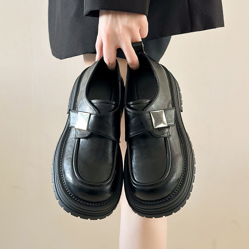 Retro cover Loafers Women