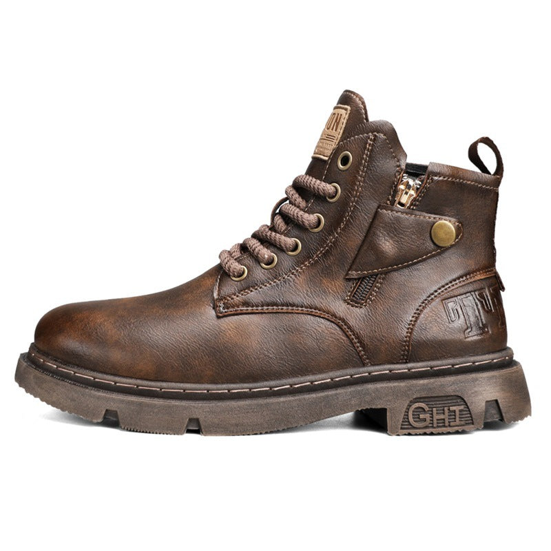 Retro High Cut Martin Boots Men