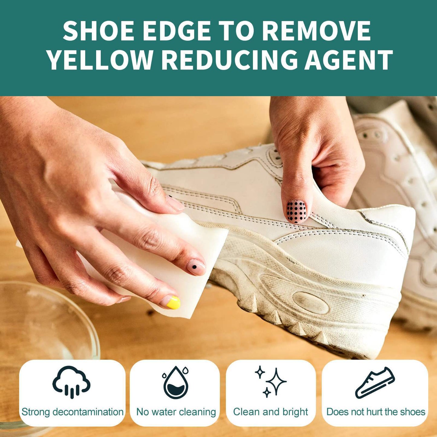 White Shoes Cleaner Black And Decontamination