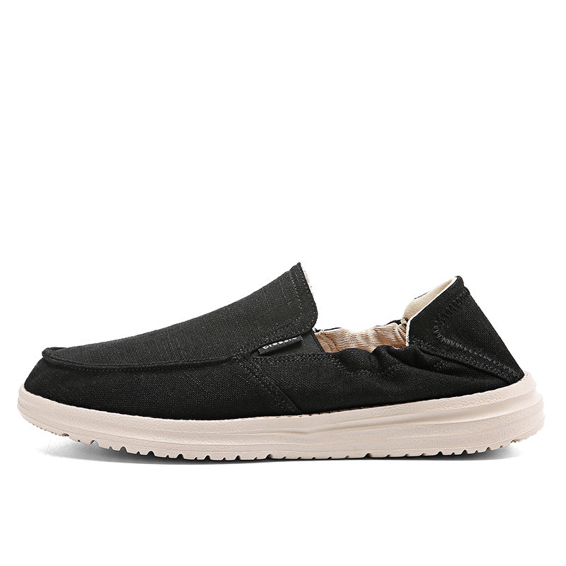 Plus Size Men's Shoes One Pedal Loafer Cloth Shoes