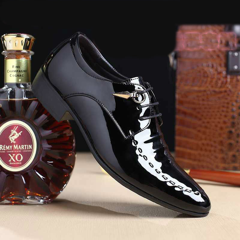 Formal Men Leather Black