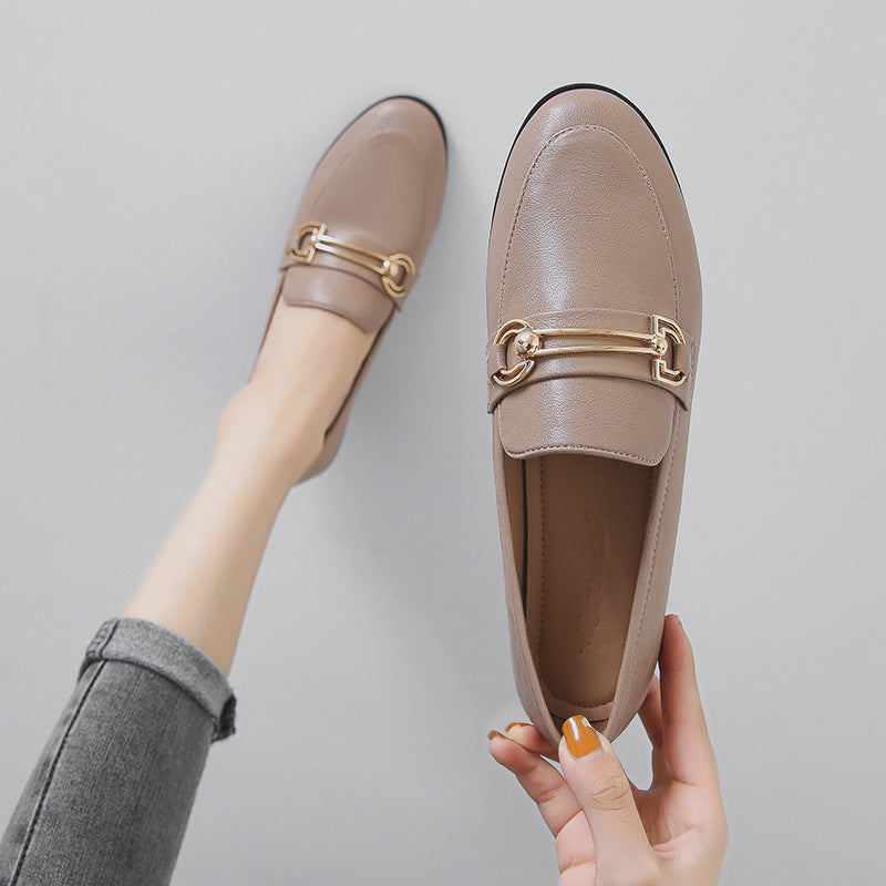 Black Leather Loafer