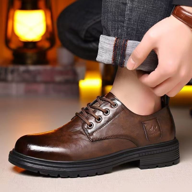 Breathable, Versatile Lace-up Slip-on Loafer Shoes