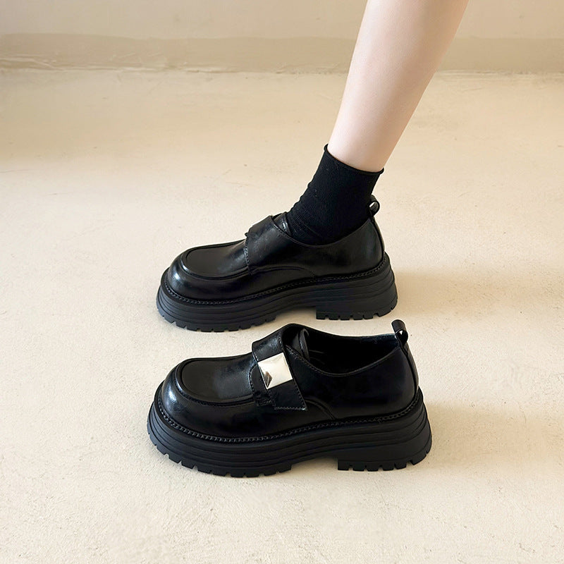 Retro cover Loafers Women