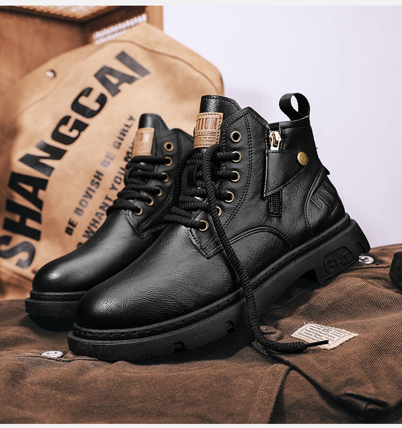 Retro High Cut Martin Boots Men
