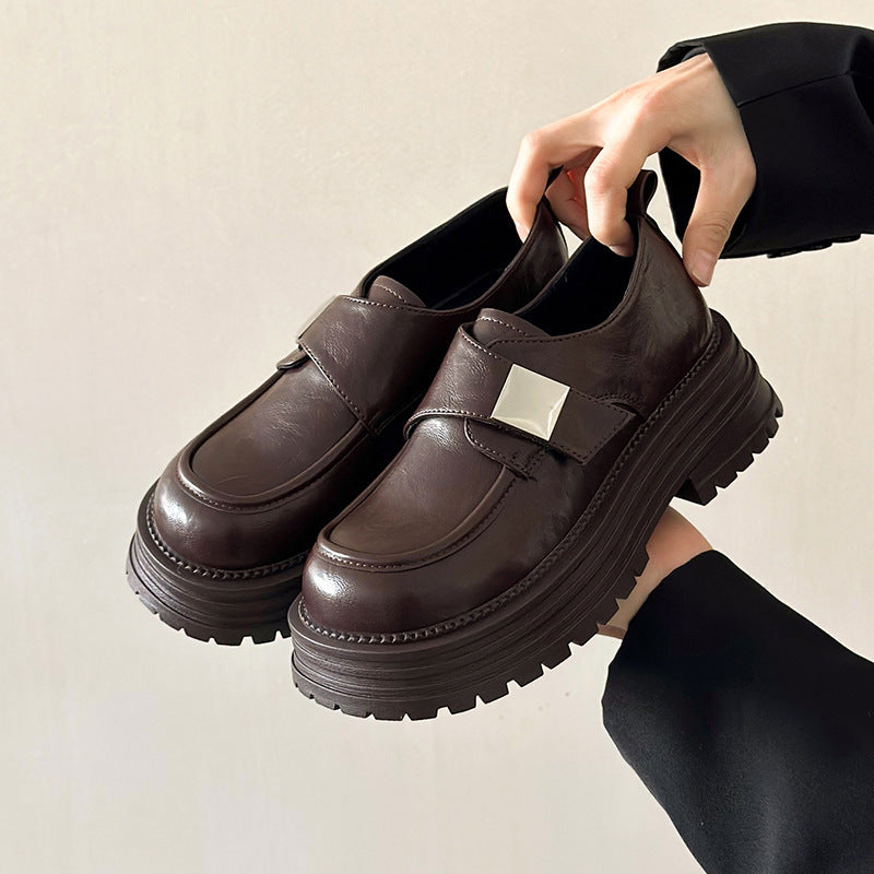 Retro cover Loafers Women