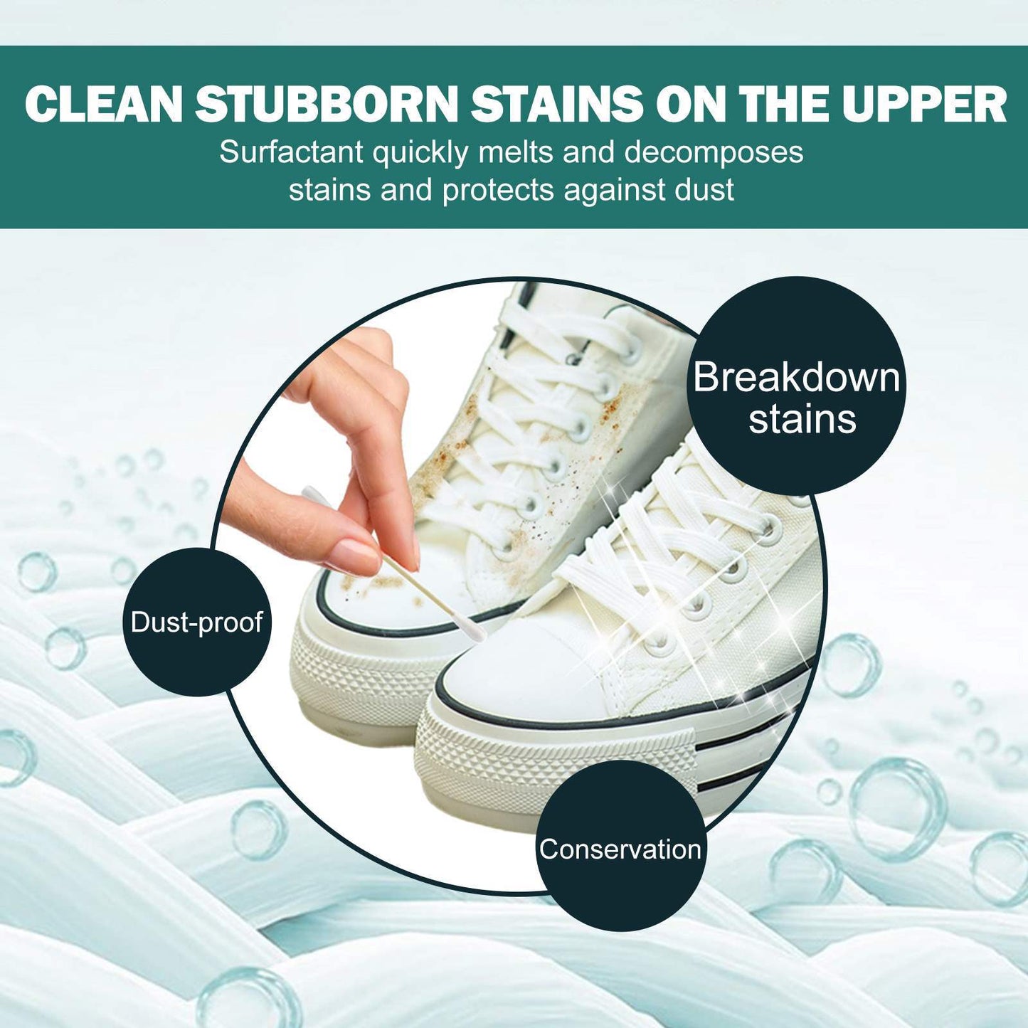 White Shoes Cleaner Black And Decontamination