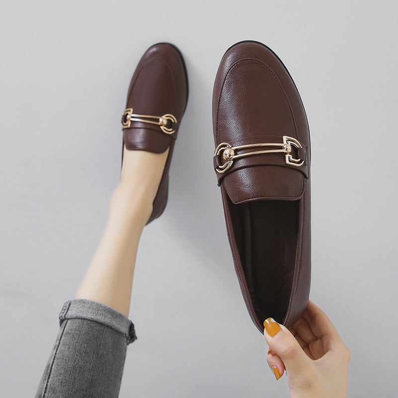 Black Leather Loafer