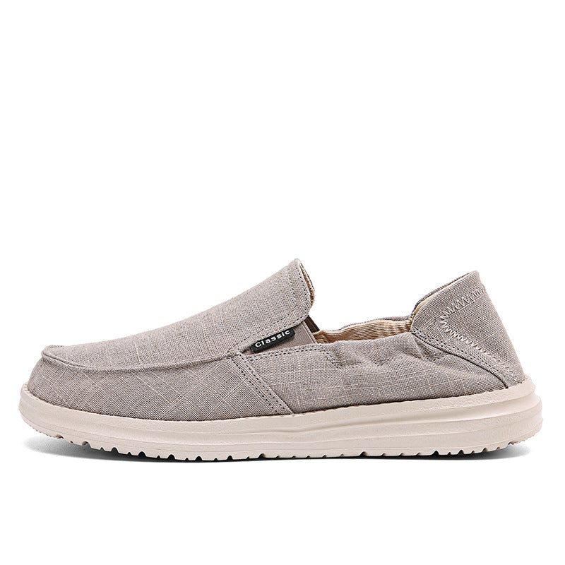 Plus Size Men's Shoes One Pedal Loafer Cloth Shoes
