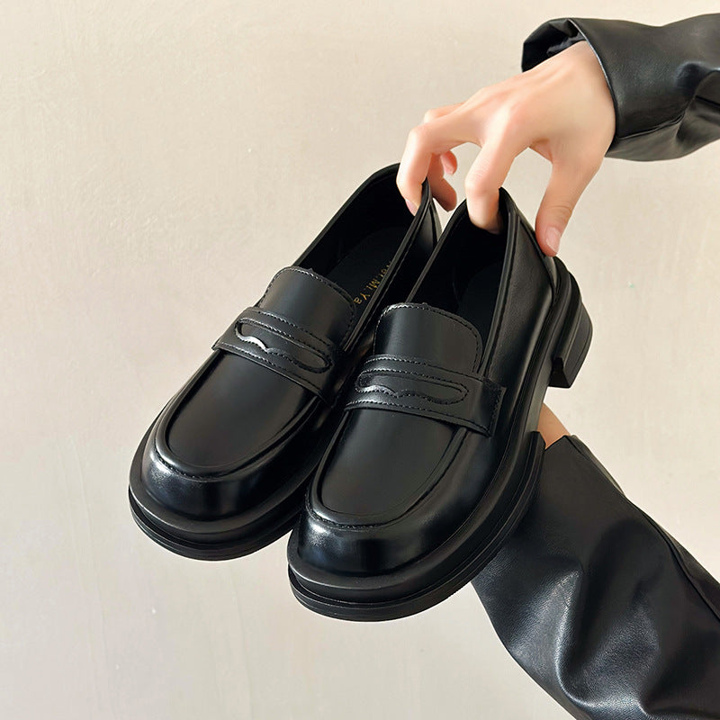 Loafer Metal Buckle Thin women