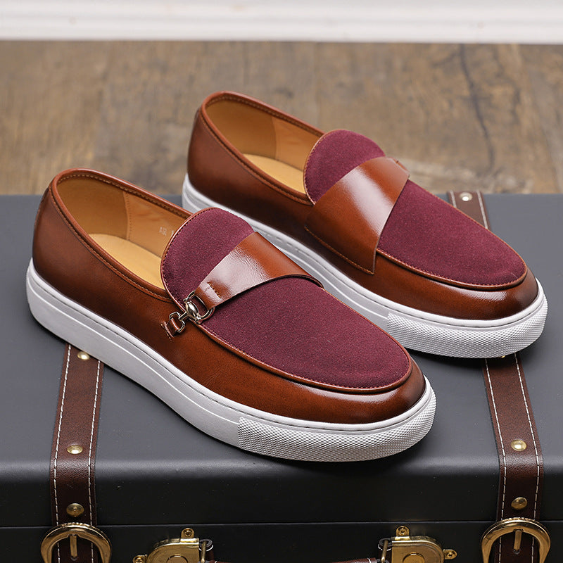Leather Slip-on loafer Men