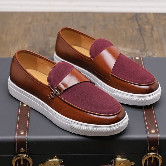 Leather Slip-on loafer Men