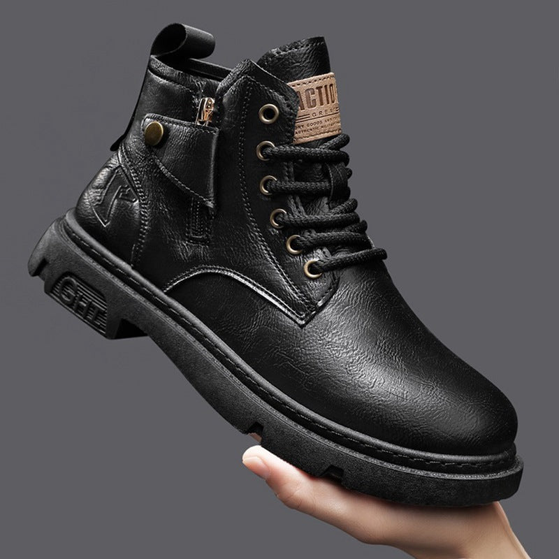 Retro High Cut Martin Boots Men