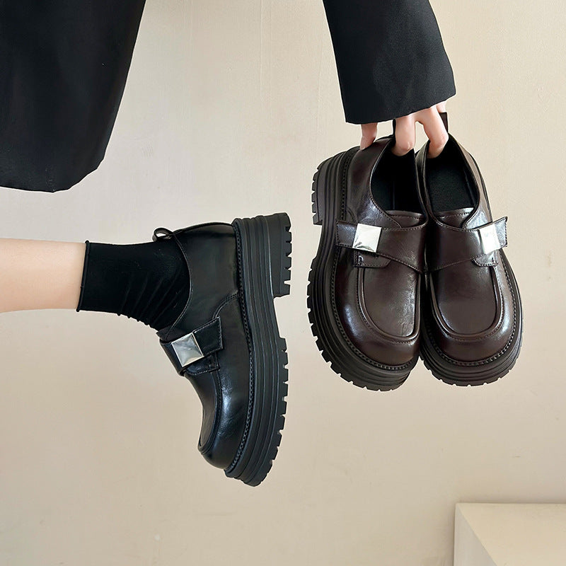 Retro cover Loafers Women