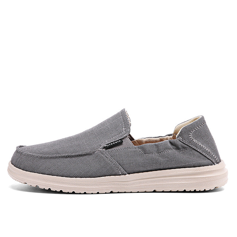 Plus Size Men's Shoes One Pedal Loafer Cloth Shoes